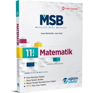 Eğitim Vadisi Yayınları 11.Sınıf Matematik Modüler Soru Bankası