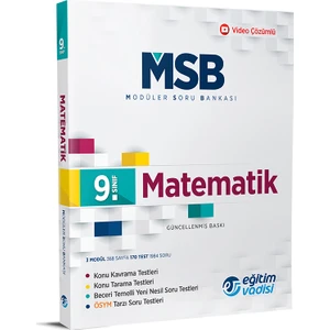 Eğitim Vadisi Yayınları 9.Sınıf Matematik Modüler Soru Bankası