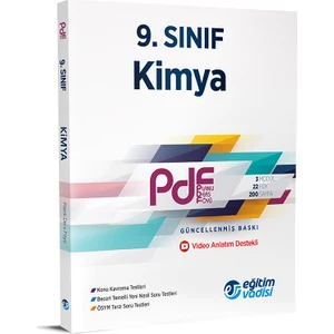 Eğitim Vadisi Yayınları 9.Sınıf PDF Kimya Video Anlatım Destekli