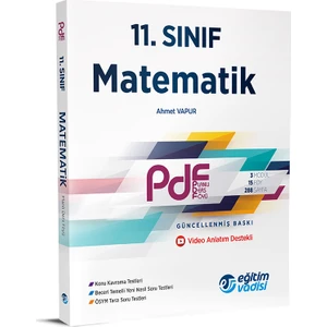 Eğitim Vadisi Yayınları 11.Sınıf PDF Matematik Video Anlatım Destekli