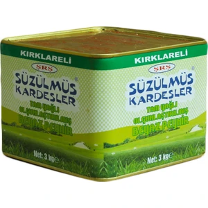 Süzülmüş Kardeşler 3kg Teneke Orta Sert Paçal Peyniri
