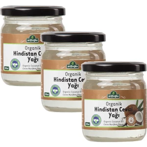 Hindistan Cevizi Yağı 200 ml 3 Kutu