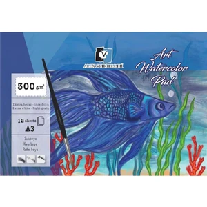 Alex Schoeller Art Watercolor Blok Ince Dokulu Ekstra White 300G 12 Yp A3
