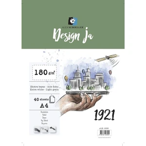 Alex Schoeller Design Ja 1921 Ekstra White Ince Dokulu 180G 40 Yp Blok A4