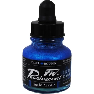 Daler Rowney Fw Pearlescent Acrylic Ink 29.5ml 112 Galactic Blue