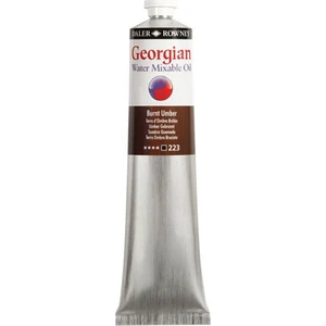 Daler Rowney Georgian Water Mixable Oil Su Bazlı Yağlı Boya 200ML 223 Burnt Umber