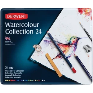 Watercolour Collection Sulu Boya Kalemi Koleksiyonu 24LÜ Teneke Kutu