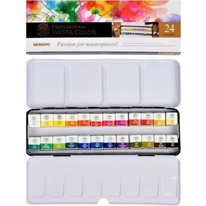 Gallery Artists Watercolor Set 24 Renk Yarım Tablet