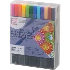 Art & Graphic Twin Brush Pen Çift Uçlu Kalem 48LI Set