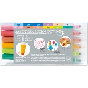 Clean Color Dot Çift Uçlu Marker Kalem 12LI Set
