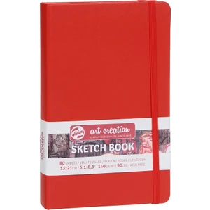 Talens Art Creation Kırmızı Eskiz Defteri 80 Yaprak 13x21 cm Asitsiz İnce Taneli Kağıt