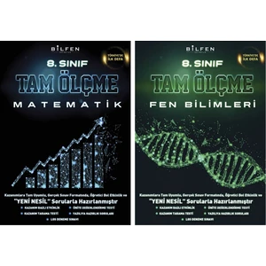 Bilfen Yayınları 8. Sınıf Matematik Fen Bilimleri Tam Ölçme Seti - 2 Kitap