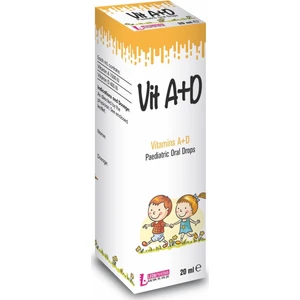 Ledavit Vit A+D Vitamins A+D Pediatric Oral Drops 20ML