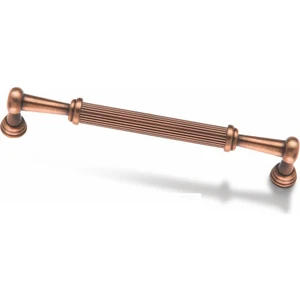 Lotus Model Antik Bakır Mobilya Dolap Çekmece Kulpları 160 mm