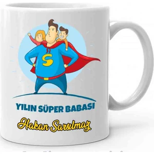 Hediye Panayırı Babalar Günü Hediyesi Yılın Süper Babası Kupa Bardak