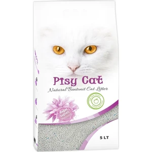 Pisycat Yeşil Elmalı Tozsuz Topaklaşan İnce Kedi Kumu 5 lt