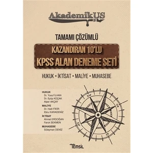 Akademikus Kpss Alan Deneme Seti Tamamı Çözümlü 10 Deneme - Yusuf İlhan