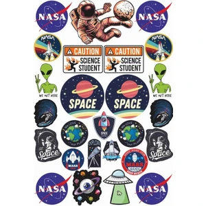 Uzay Laptop Sticker Seti