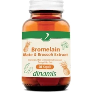 Bromelain Mate &b Roccoli Extract 30 Kapsül