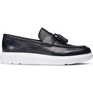Deri Lacivert Comfort Erkek Loafer