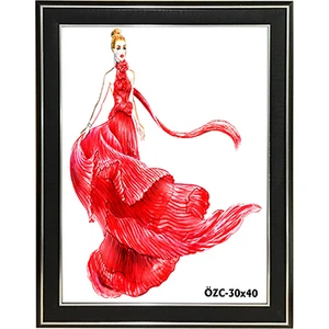 Dekorasyon Çerçevesi 30 x 40 cm Siyah