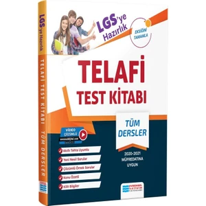 Evrensel İletişim Yayınları  LGS ’ye Hazırlık Telafi Test Kitabı Video Çözümlü