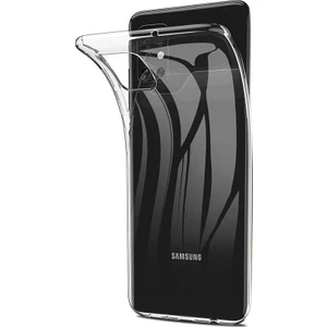 Samsung Galaxy A31 Kılıf Süper Silikon Yumuşak Arka Koruma Şeffaf