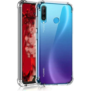 Huawei P40 Lite E Kılıf AntiShock Ultra Koruma Sert Kapak Şeffaf