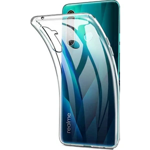 Realme C3 Kılıf Süper Silikon Yumuşak Arka Koruma Şeffaf