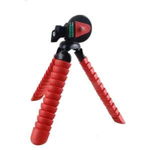 Akrobat Silikon Ayaklı Telefon Dslr Kamera 3 Ayaklı Ahtapot Tripod Kırmızı (2 ADET)