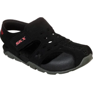 SİDE WAVE Büyük Erkek Çocuk Siyah Sandalet - 92330L BKCC
