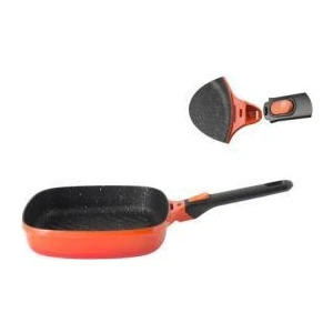 Gem Çıkarılabilir Saplı Stay Cool Izgara Tava Turuncu 28 cm