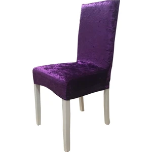 Madame Clean Ipek Kadife Likralı Sandalye Kılıfı 6'lı Set
