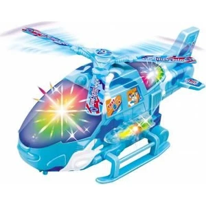 Depo Oyuncak Pilli Işıklı Mavi Helikopter 6270