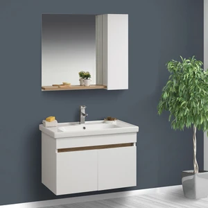 Bella Banyo Dolabı Takım 65 cm Belly - Beyaz