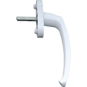 Katar Market Plastik Pencere Kolu Bulut Demirli Beyaz Renk