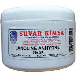 Suvar Kimya Lanolin 250 gr (Lanoline Krem)