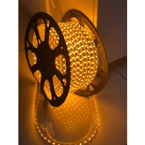 220V İle Çalışan Dış Mekan Uyumlu Hortum Şerit Led Amber 5 m