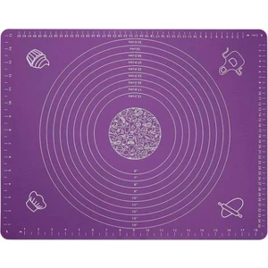 Plastik 40 x 50 cm Silikon Hamur Matı Mor Renk