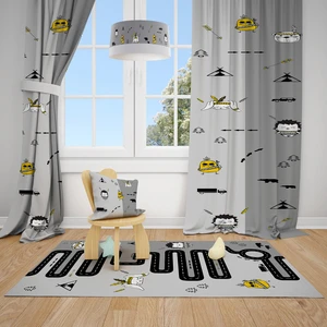 Mekta Home Çocuk ve Bebek  Odası Fon Perdesi 2 Kanat MKT-111
