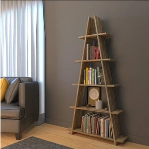 Ses Home Ahşap Desen Kitaplık