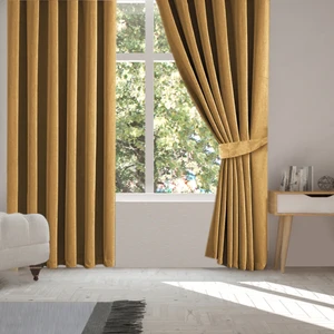 Pierre Cardin Blackout Karartma Perde Pilesiz-Camel 330x250 cm