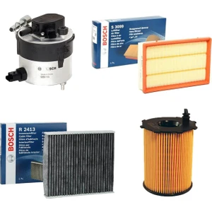 Ford Focus 2 1.6 Tdci 2005-2007 Hava + Yağ + Yakıt Filtre + Polen Sardes