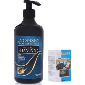 Lyonsey Professional Kara Sarımsak Şampuanı + Kara Sarımsak Yağı