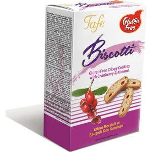 Glutensiz Badem ve Yaban Mersinli Biscotti 120 gr