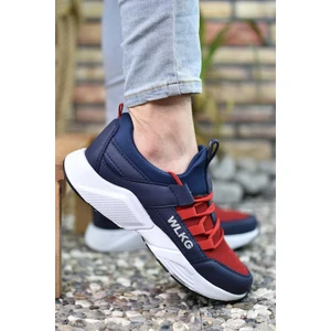 Lacivert Kırmızı Unisex Sneaker 0012072
