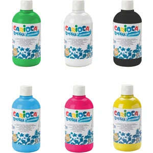 Tempera Süper Yıkanabilir Guaj - Sulu Boya Seti 6 Renk x 250 Ml.