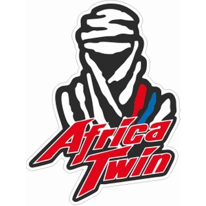 Sticker Atölyesi Africa Twin Dakar Sticker - 14036 Renkli 6 x 8 cm