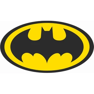 Sticker Atölyesi Batman Sticker - 20033 Renkli 9 x 5 cm
