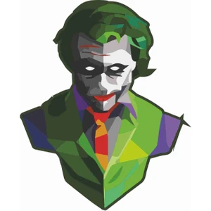 Sticker Atölyesi Joker Sticker - 20503 Renkli 6 x 5 cm
